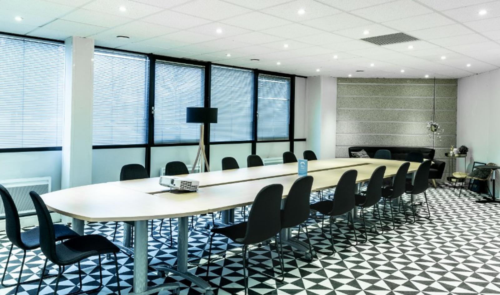 Espace de travail lumineux