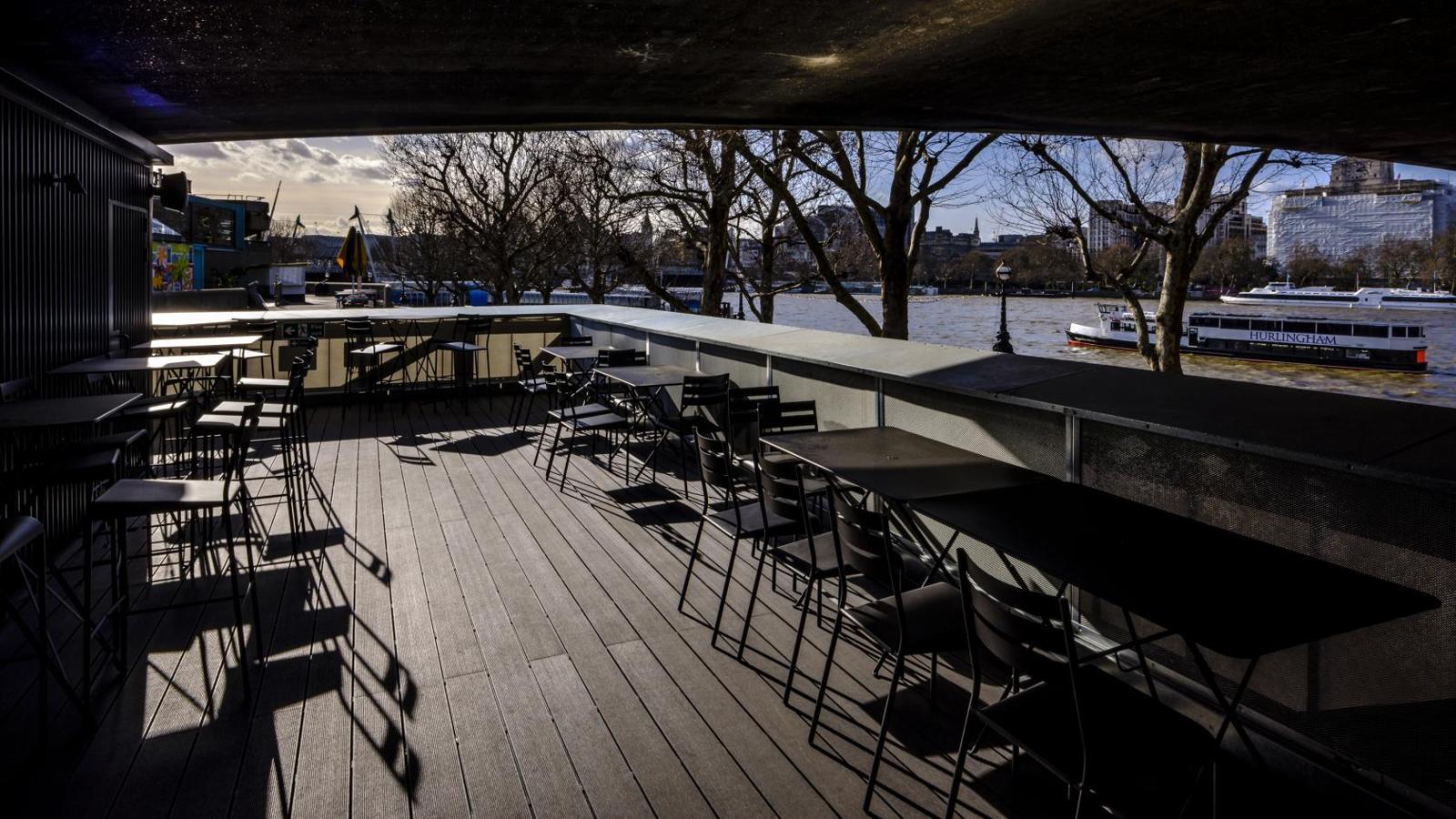 Riverfront and Balcony Bar