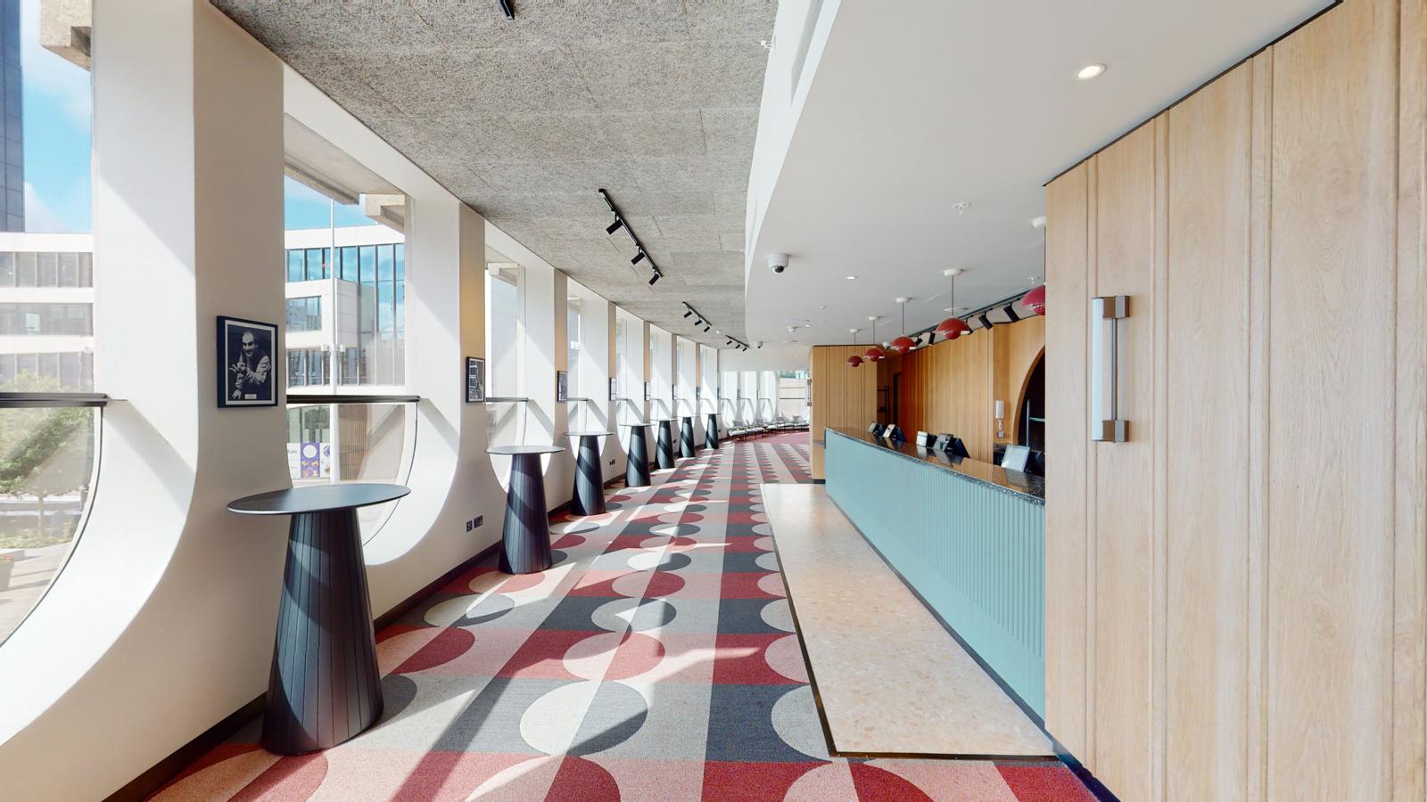 The Rep Mezzanine and Rep Foyer Bar