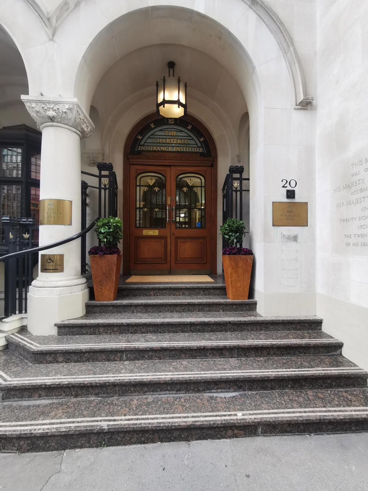 Fredericks at the Insurance Hall