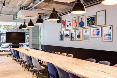 Centrally-located conference room