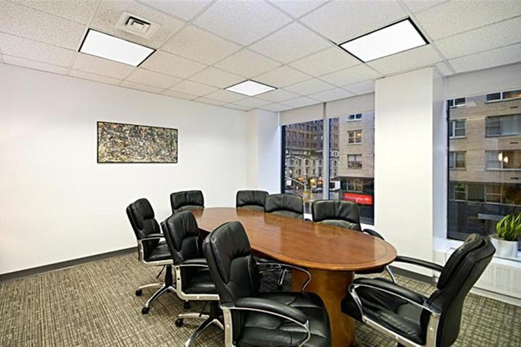 Windowed Meeting Room for 8